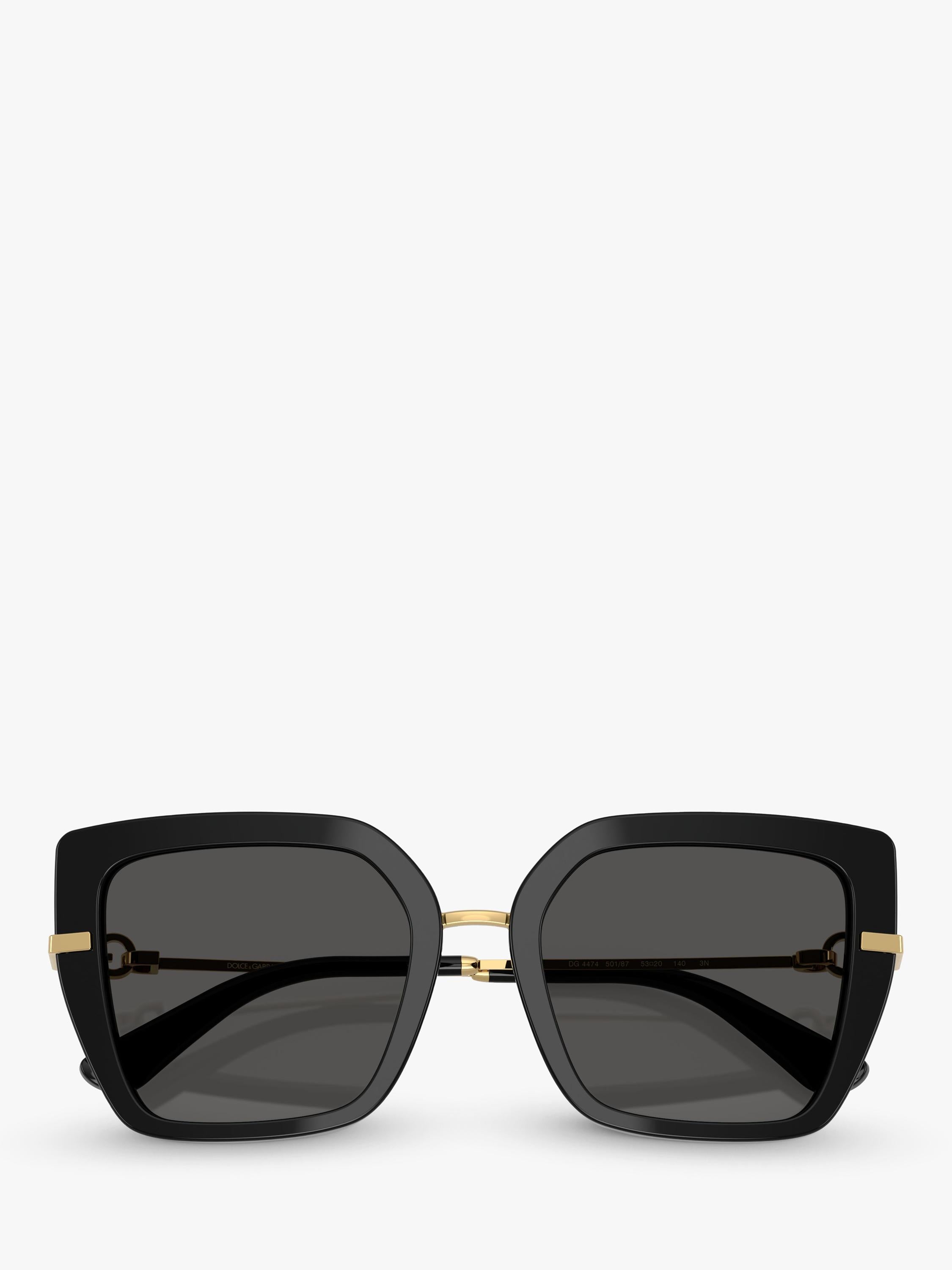 Dolce & Gabbana square sunglasses in black, imported from the UK