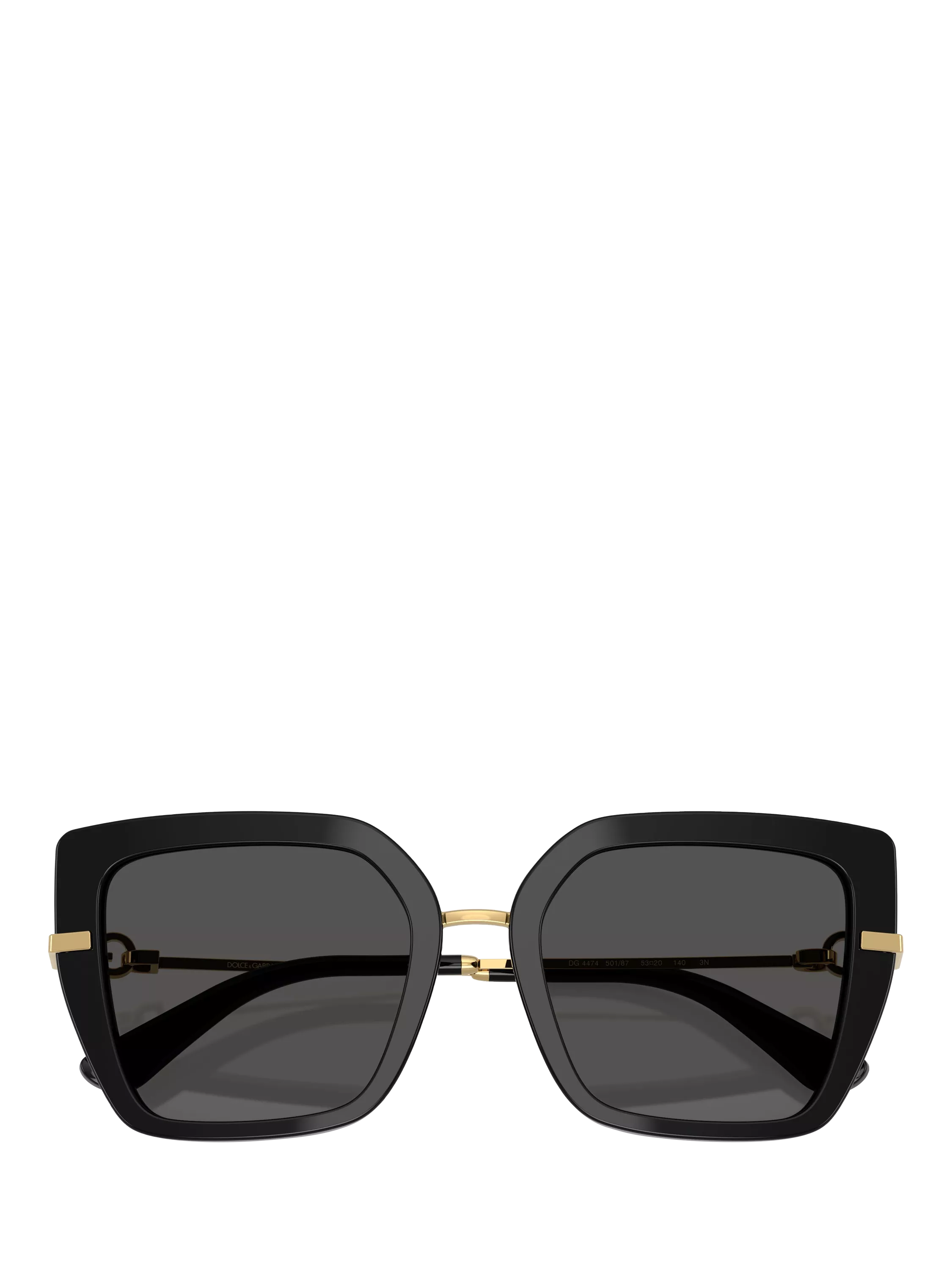 Dolce & Gabbana square sunglasses in black, imported from the UK
