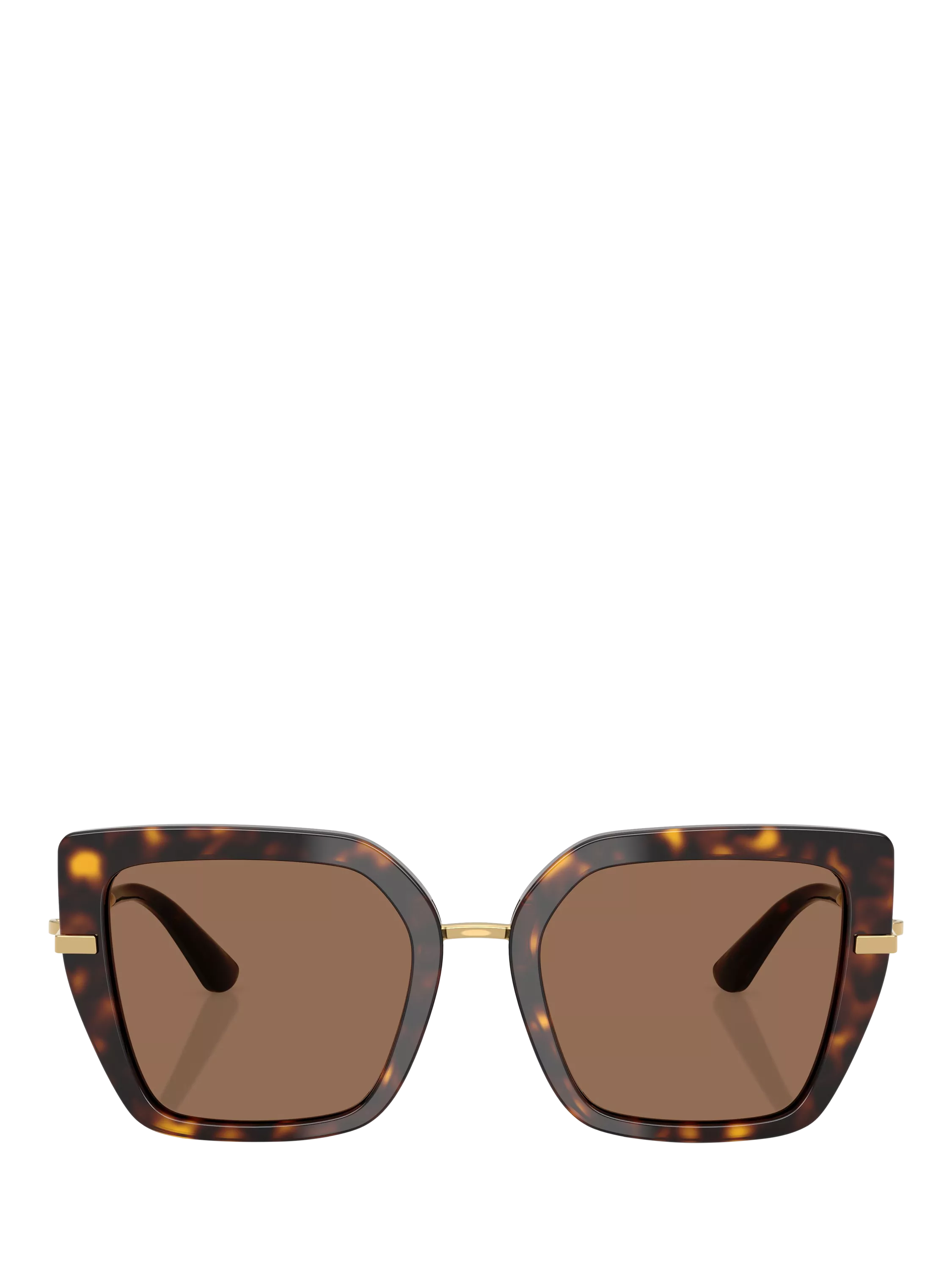 Dolce & Gabbana women's square sunglasses Havana (British brand)