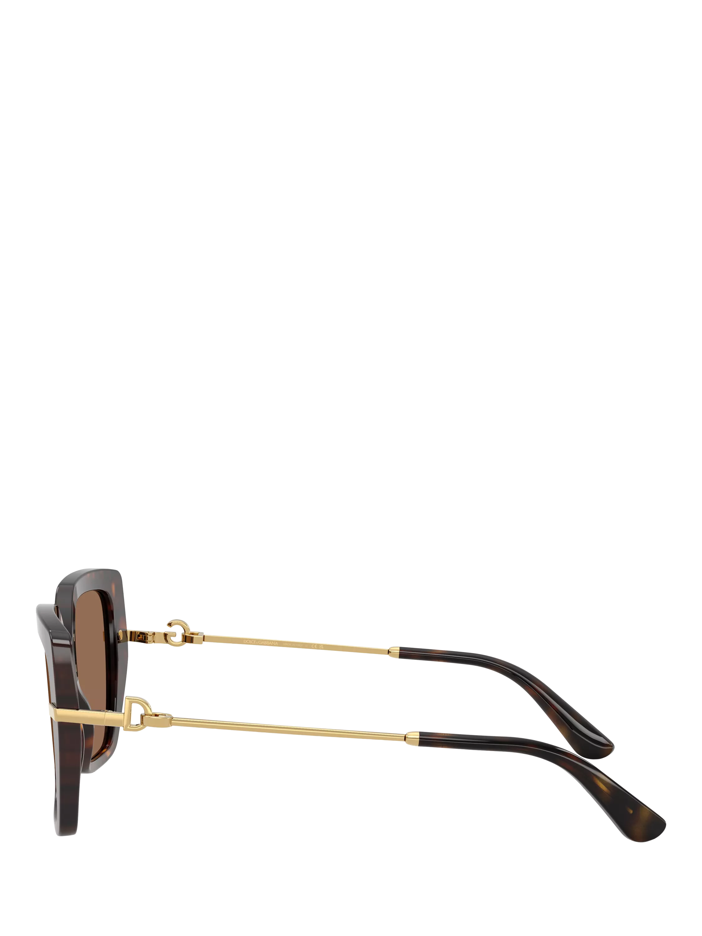 Dolce & Gabbana women's square sunglasses Havana (British brand)