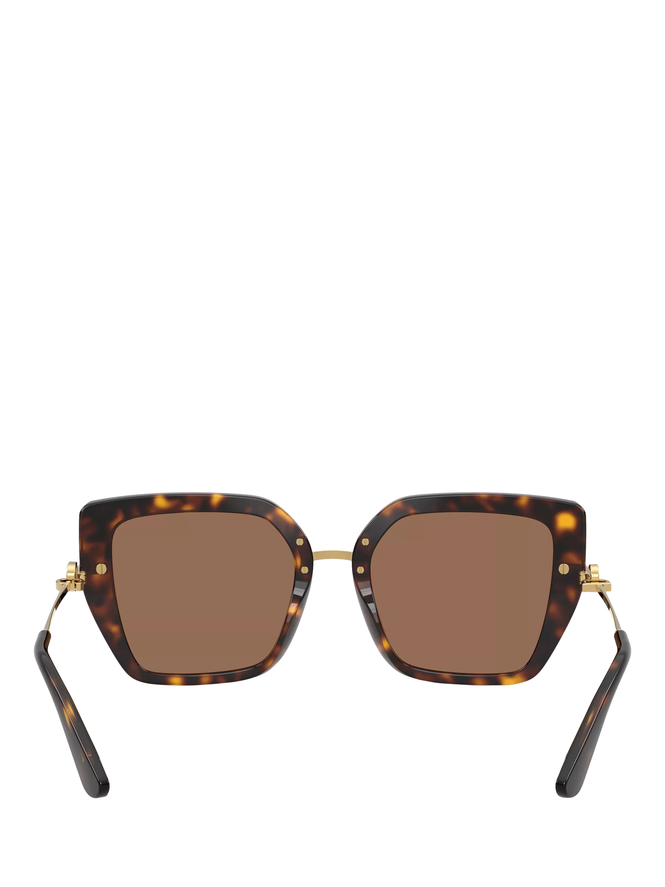 Dolce & Gabbana women's square sunglasses Havana (British brand)