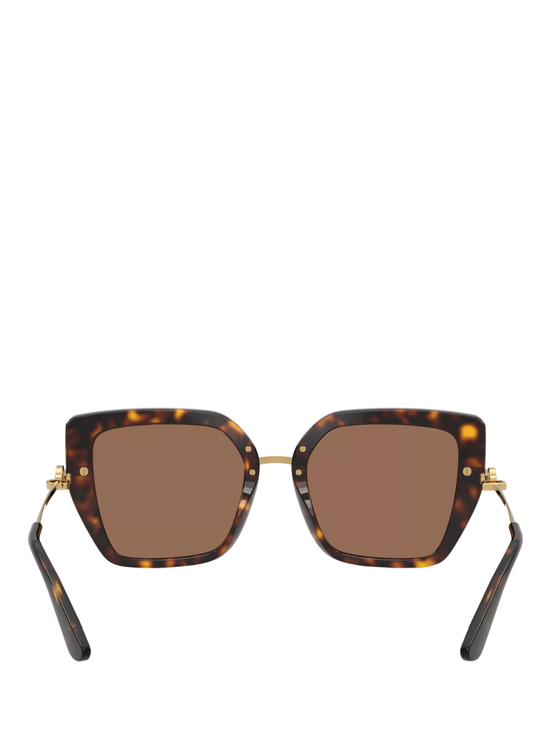 Dolce & Gabbana women's square sunglasses Havana (British brand)
