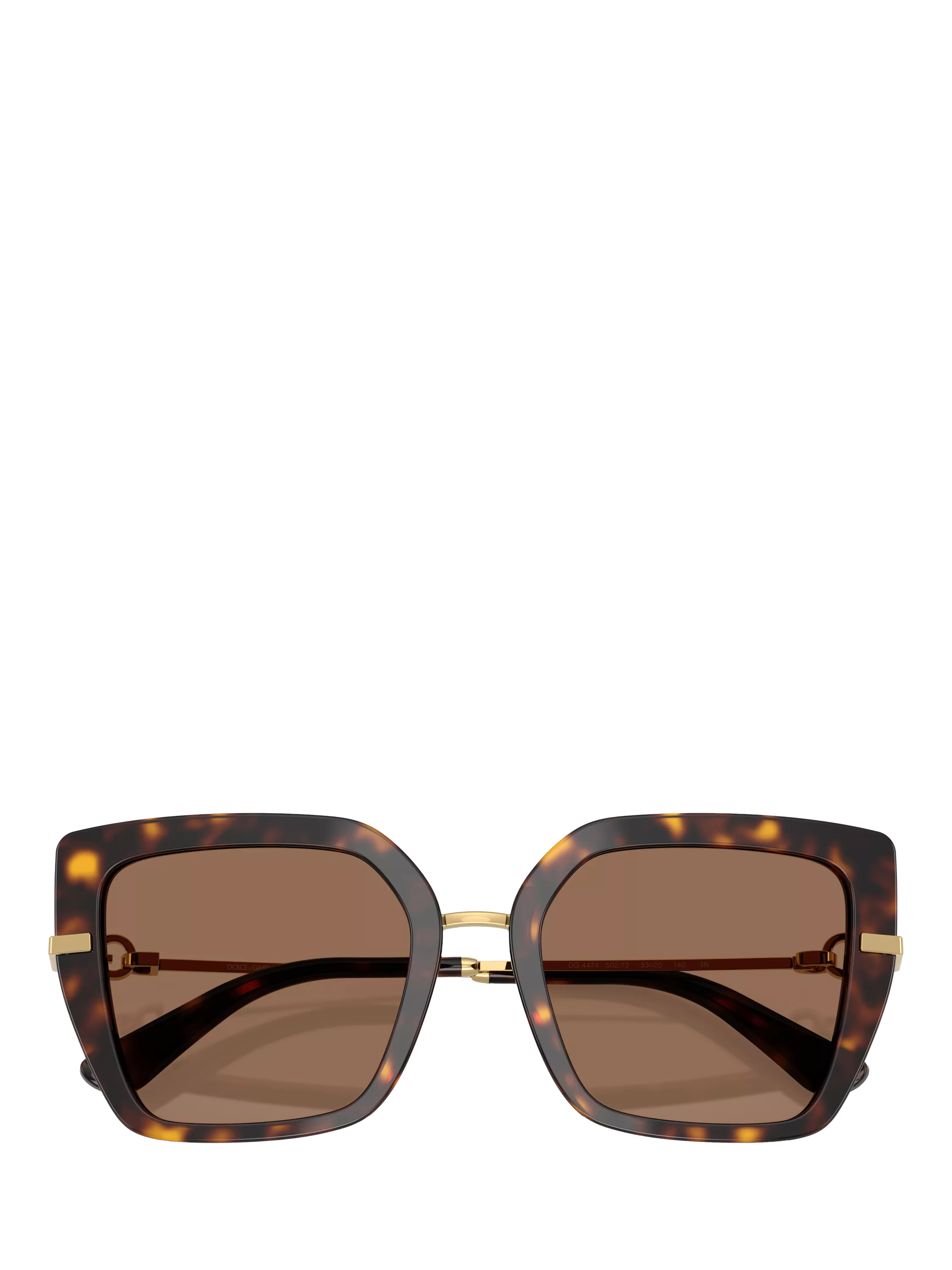 Dolce & Gabbana women's square sunglasses Havana (British brand)