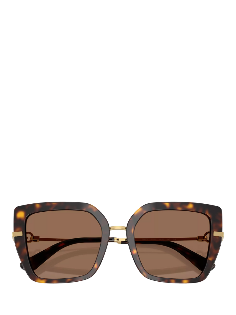 Dolce & Gabbana women's square sunglasses Havana (British brand)