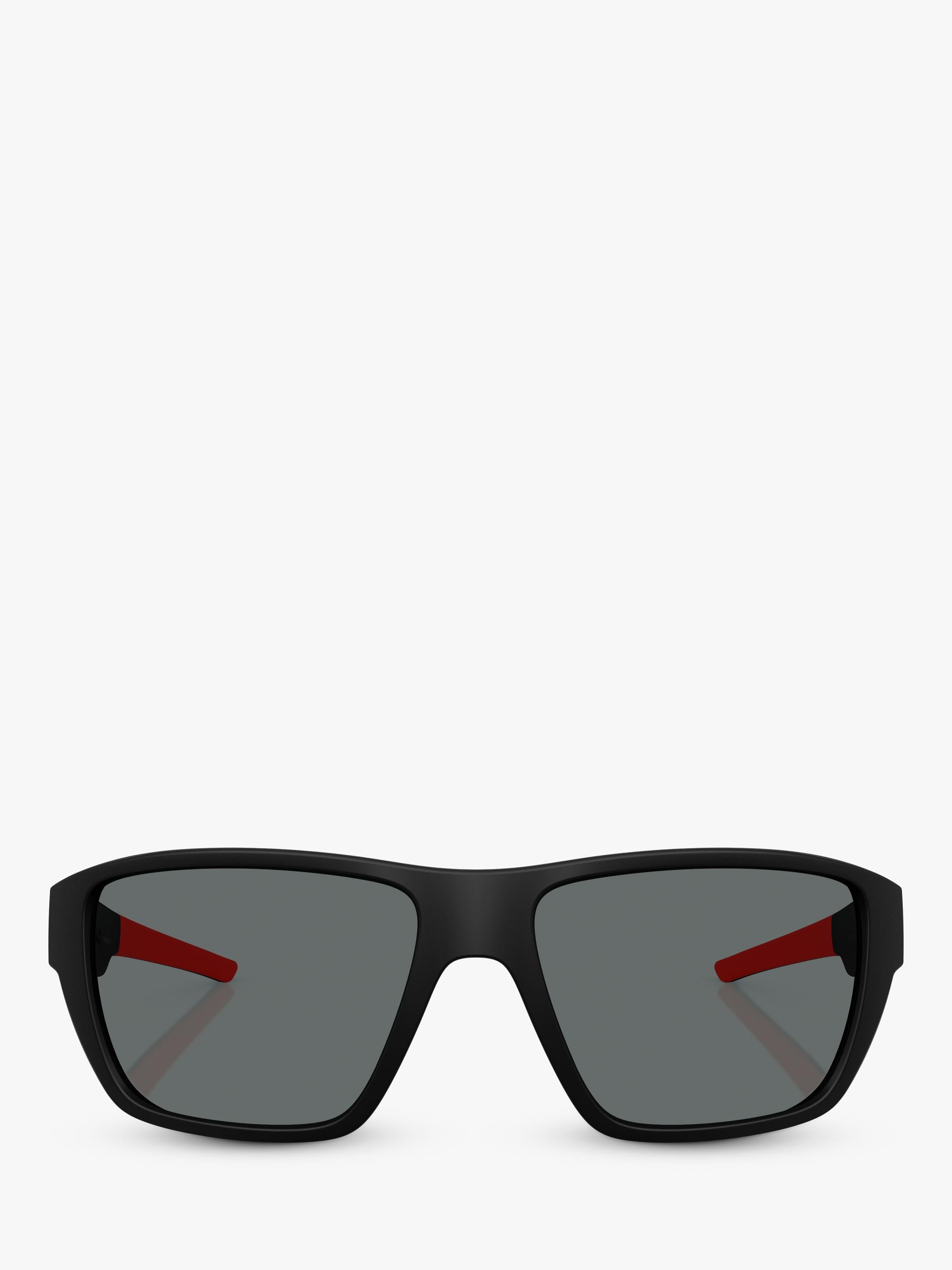 Scuderia Ferrari wrap sunglasses blue frame mirrored lenses (British brand)