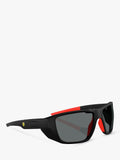 Scuderia Ferrari wrap sunglasses blue frame mirrored lenses (British brand)