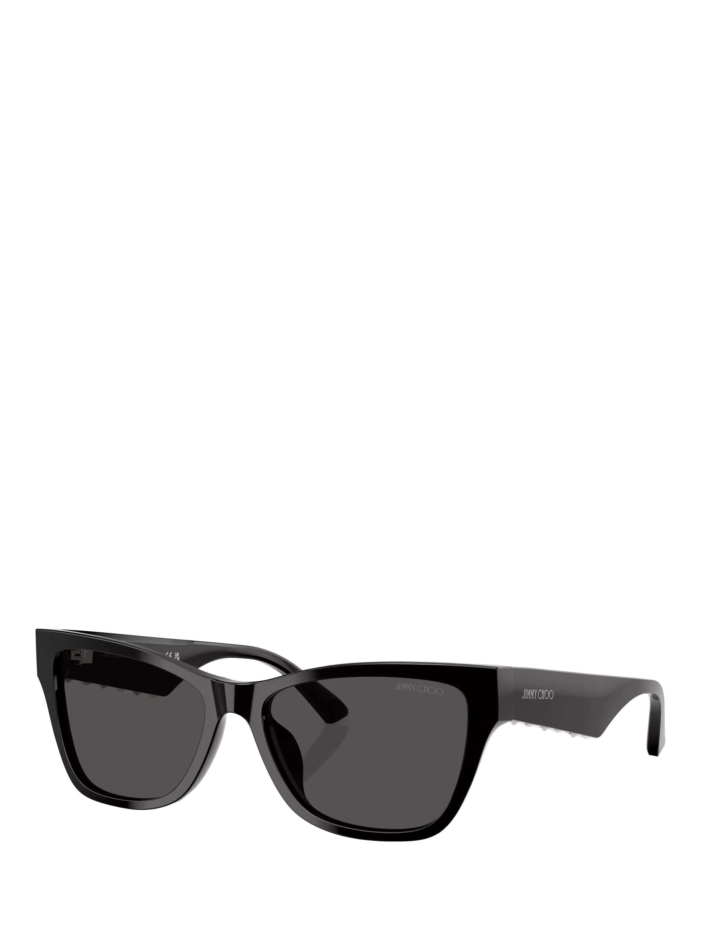 Jimmy Choo D-Frame Sonnenbrille schwarzer Rahmen, importiert aus dem Vereinigten Königreich
