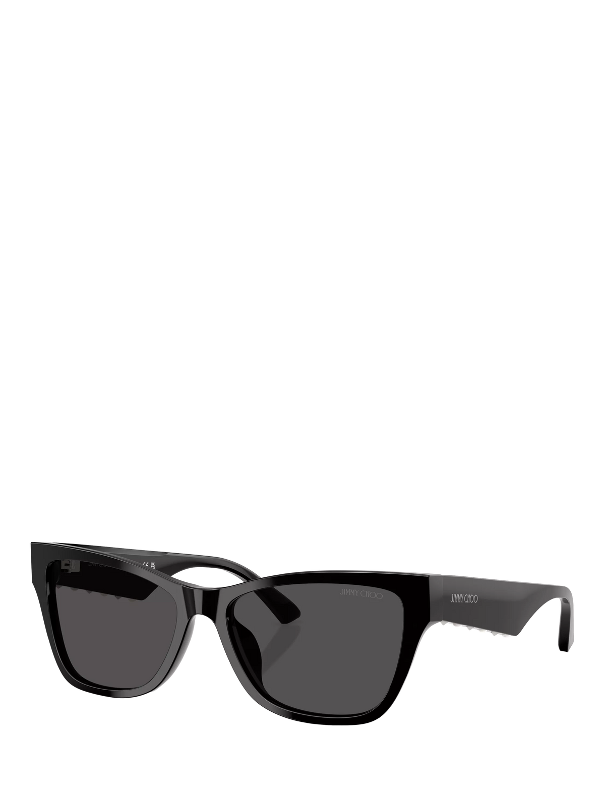 Jimmy Choo D-Frame Sonnenbrille schwarzer Rahmen, importiert aus dem Vereinigten Königreich
