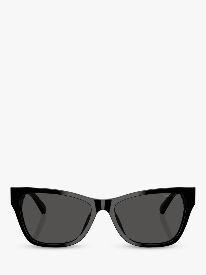 Jimmy Choo D-Frame Sonnenbrille schwarzer Rahmen, importiert aus dem Vereinigten Königreich