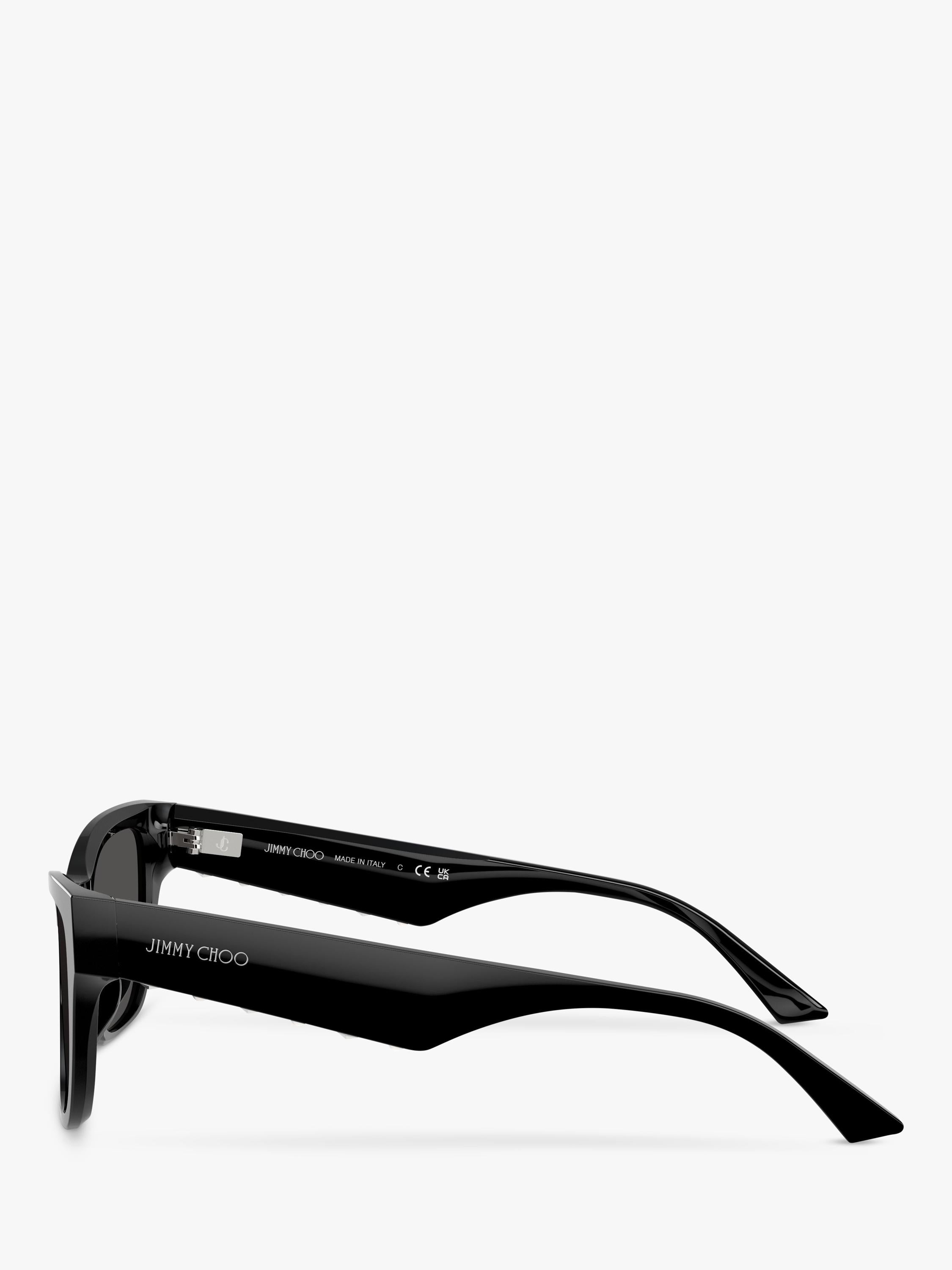 Jimmy Choo D-Frame Sonnenbrille schwarzer Rahmen, importiert aus dem Vereinigten Königreich