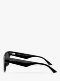 Jimmy Choo D-Frame Sonnenbrille schwarzer Rahmen, importiert aus dem Vereinigten Königreich