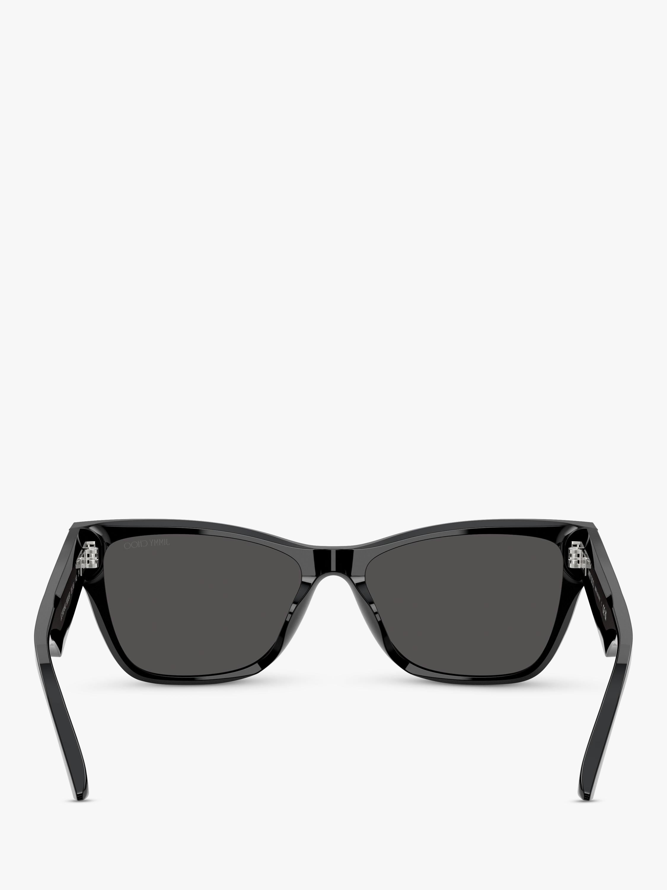Jimmy Choo D-Frame Sonnenbrille schwarzer Rahmen, importiert aus dem Vereinigten Königreich