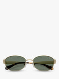Michael Kors square sunglasses light gold green 56mm, UK version