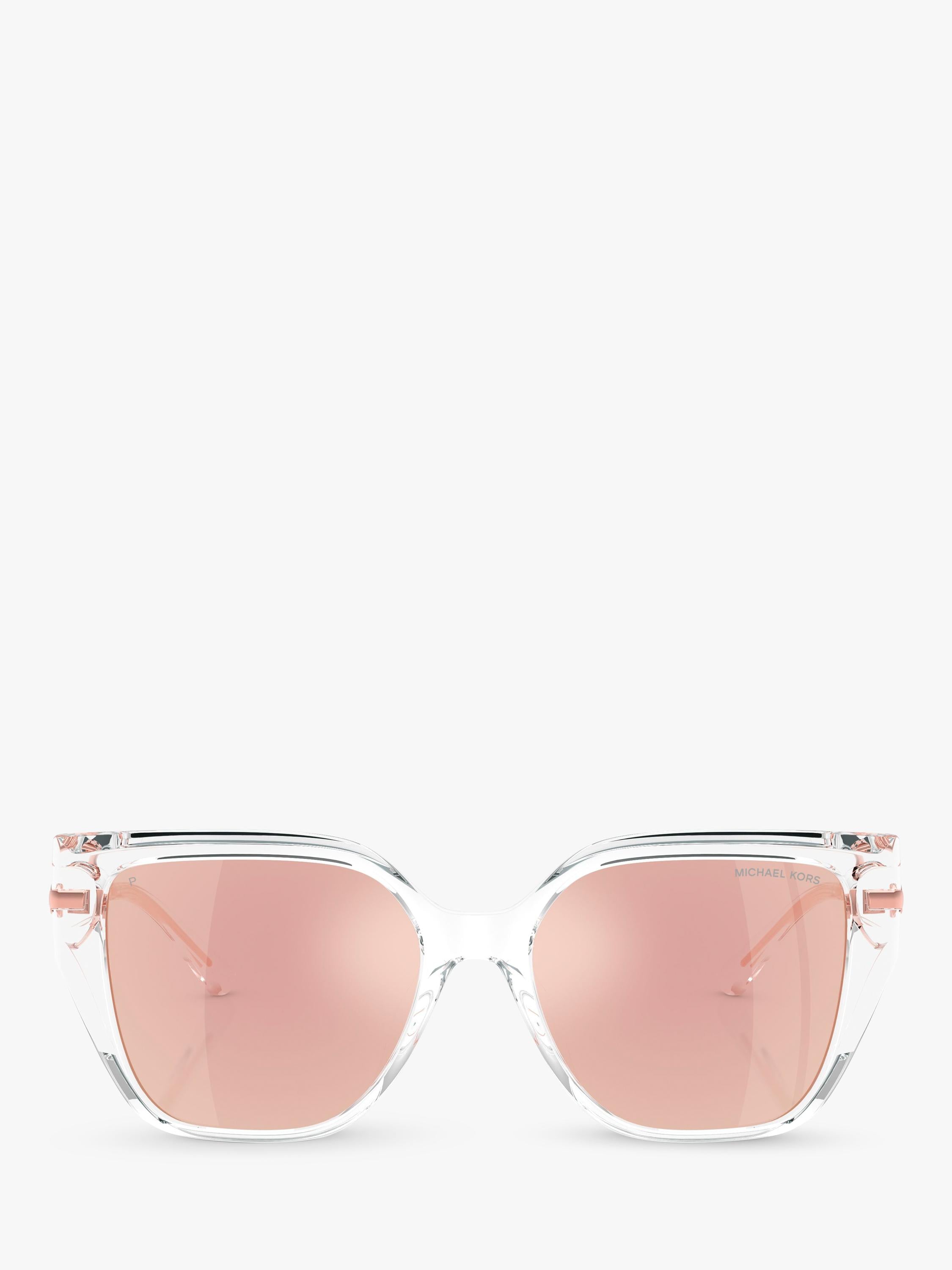Michael Kors cat's eye sunglasses clear mirror rose gold - British product