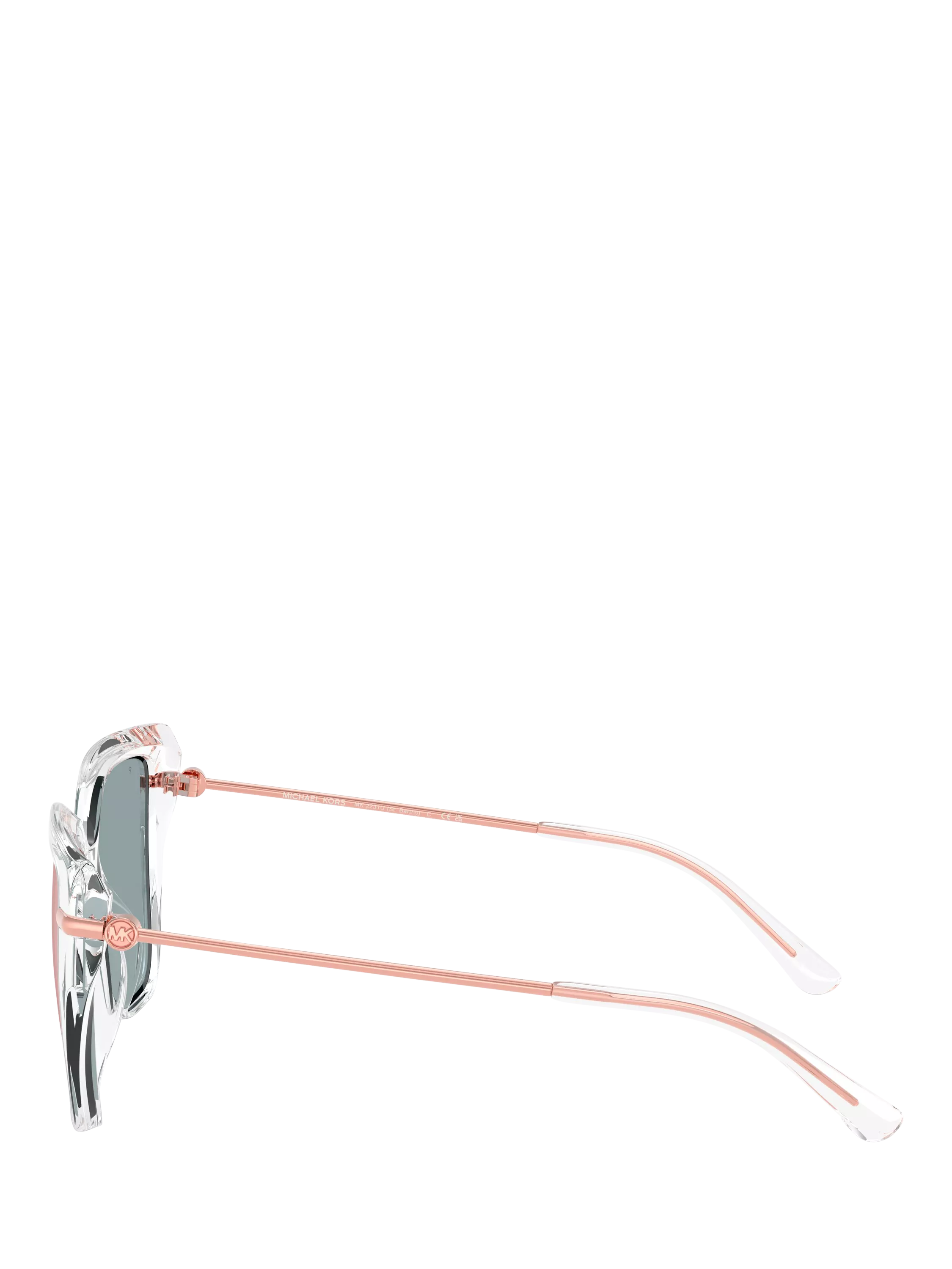 Michael Kors cat's eye sunglasses clear mirror rose gold - British product