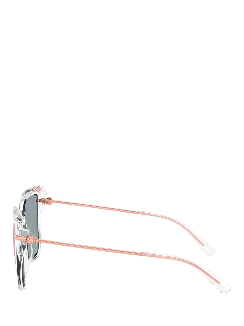 Michael Kors cat's eye sunglasses clear mirror rose gold - British product