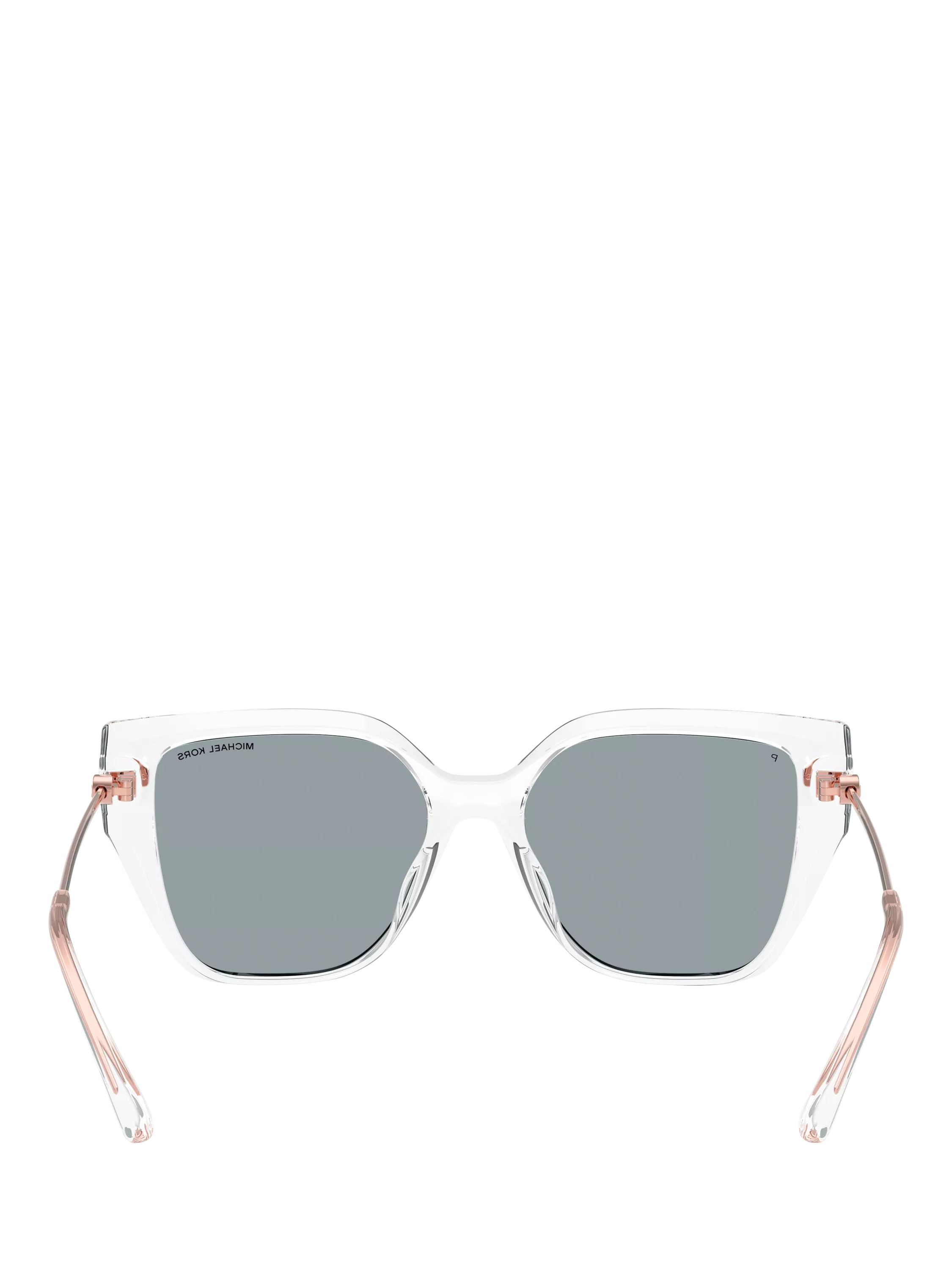 Michael Kors cat's eye sunglasses clear mirror rose gold - British product