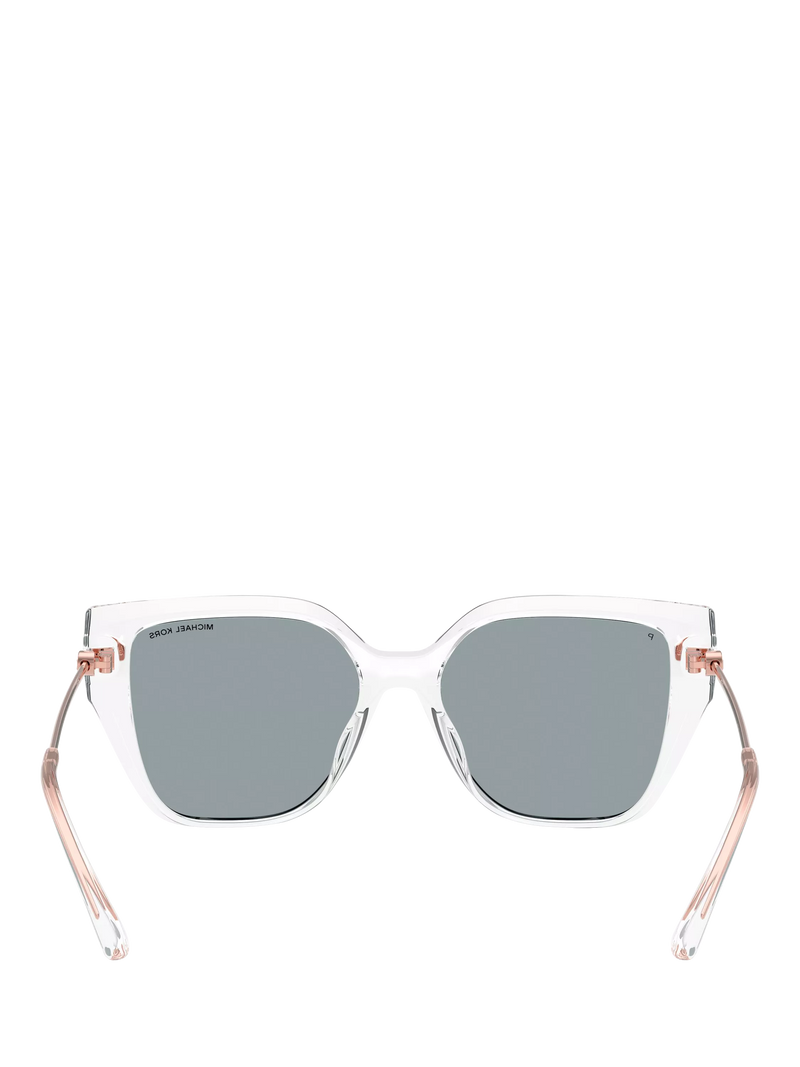 Michael Kors cat's eye sunglasses clear mirror rose gold - British product