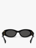 Miu Miu oval sunglasses black polyamide frame - British product