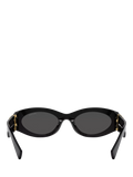 Miu Miu oval sunglasses black polyamide frame - British product