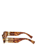 Miu Miu oval sunglasses Havana brown 54mm, imported from the UK