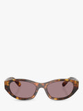 Miu Miu oval sunglasses honey Havana 53mm - British product