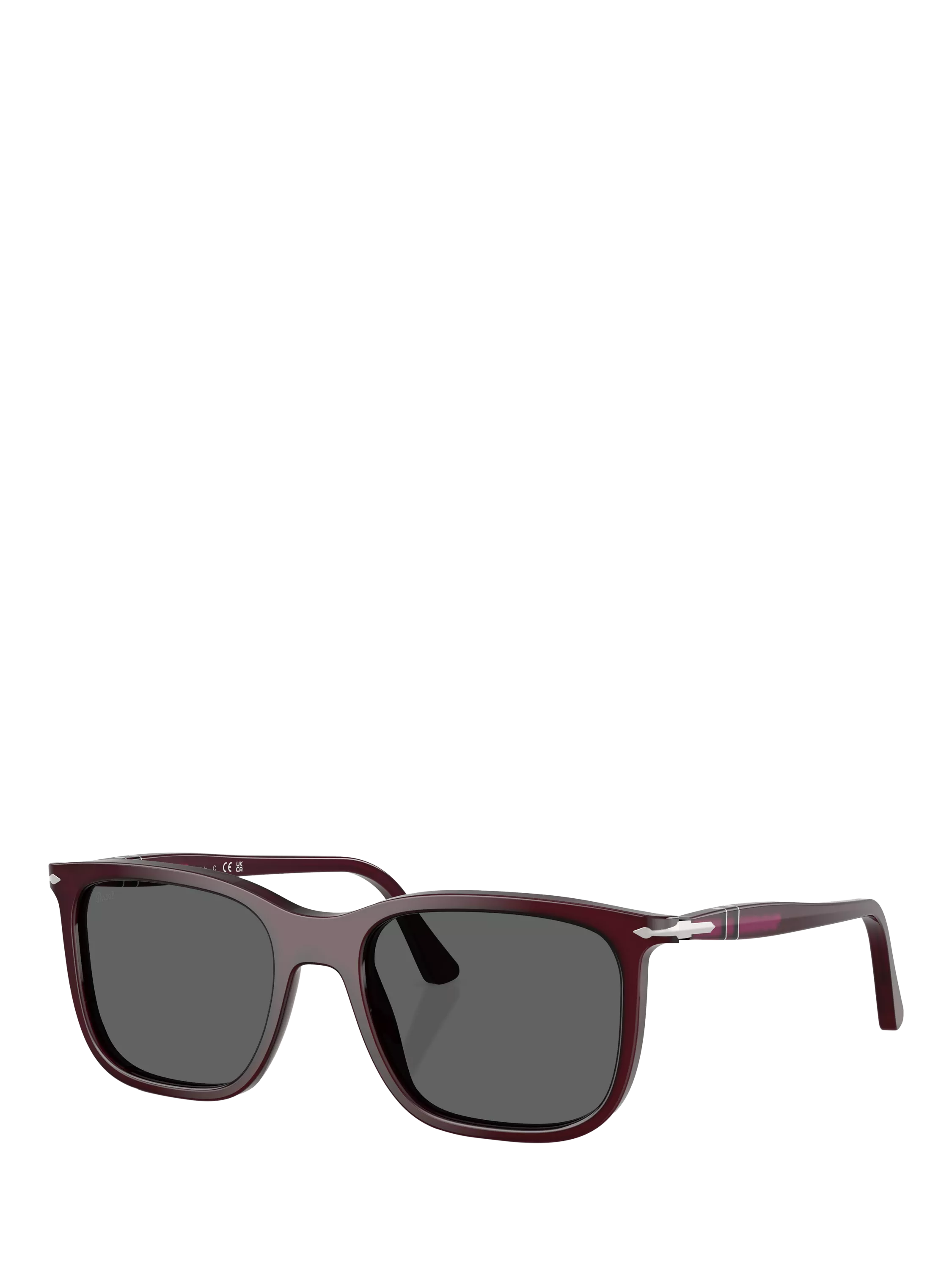 Persol square sunglasses Milky Plum glass lenses (British brand)