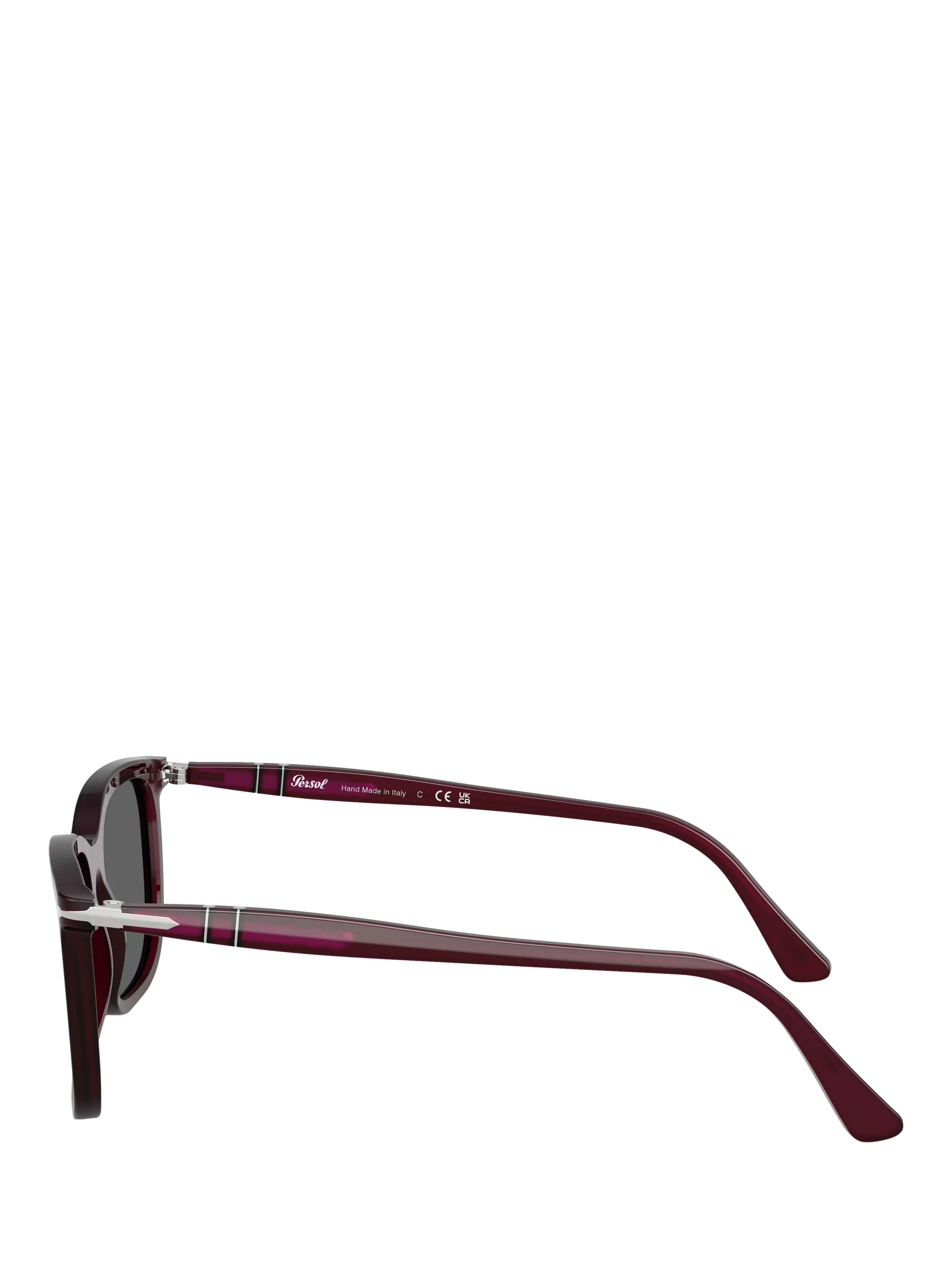 Persol square sunglasses Milky Plum glass lenses (British brand)