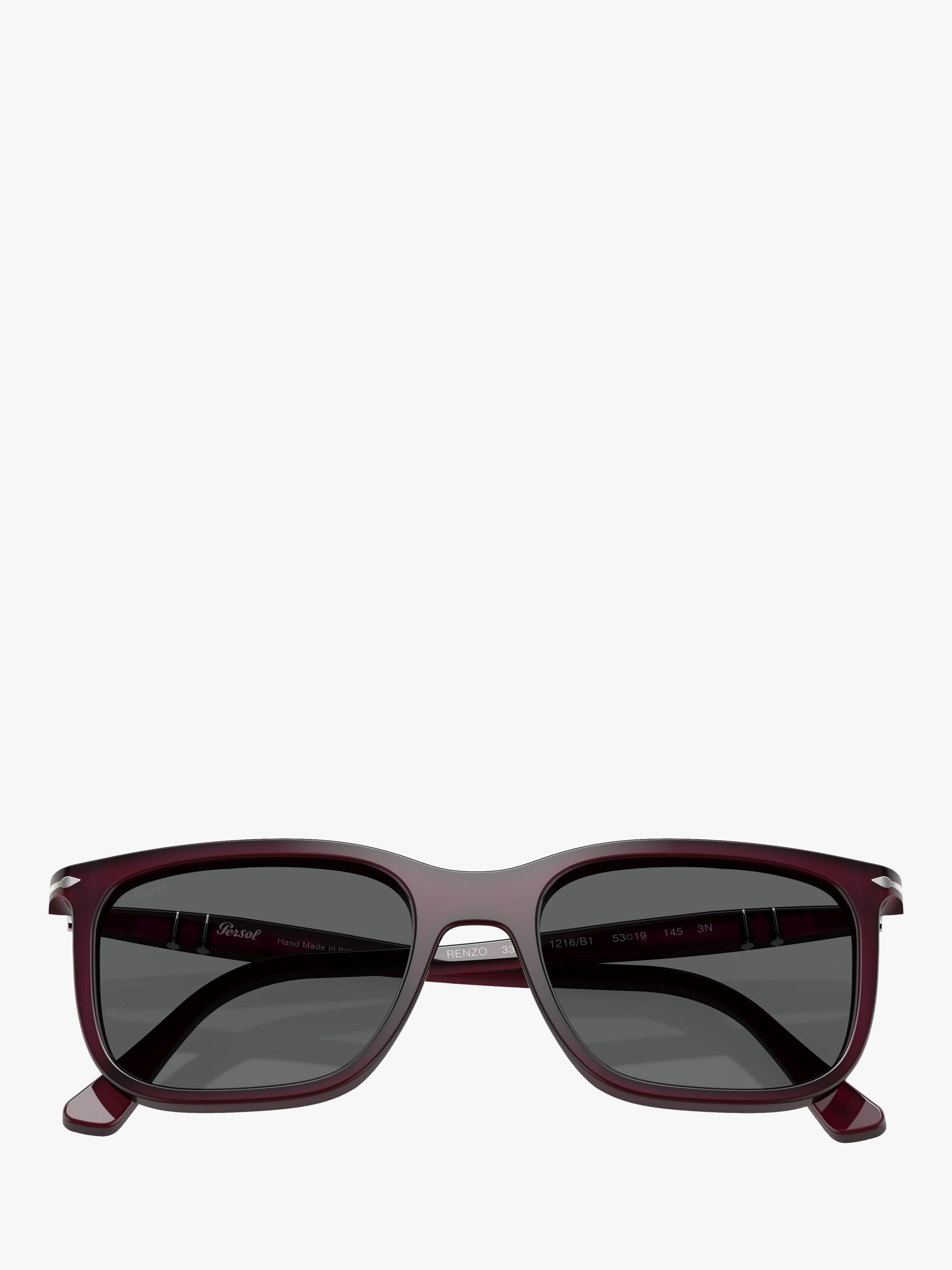 Persol square sunglasses Milky Plum glass lenses (British brand)