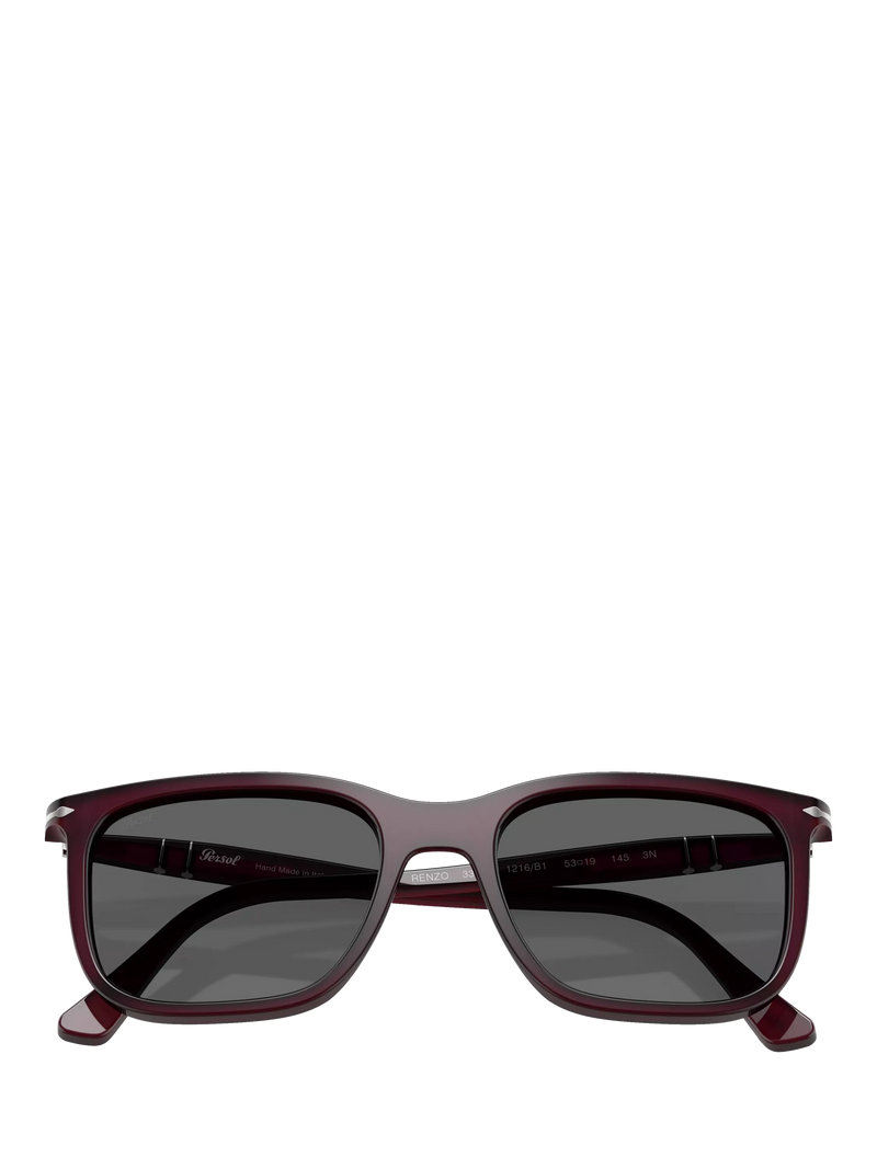 Persol square sunglasses Milky Plum glass lenses (British brand)