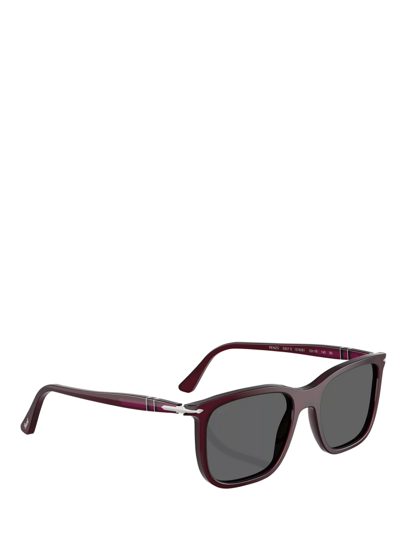 Persol square sunglasses Milky Plum glass lenses (British brand)