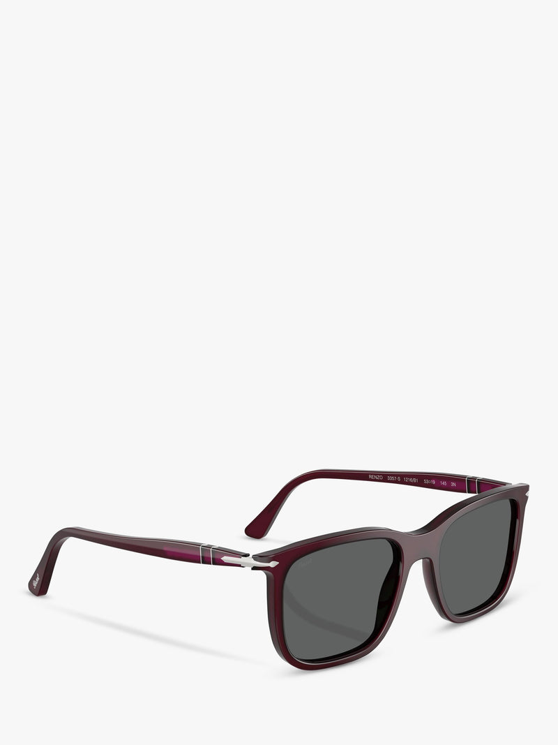 Persol square sunglasses Milky Plum glass lenses (British brand)