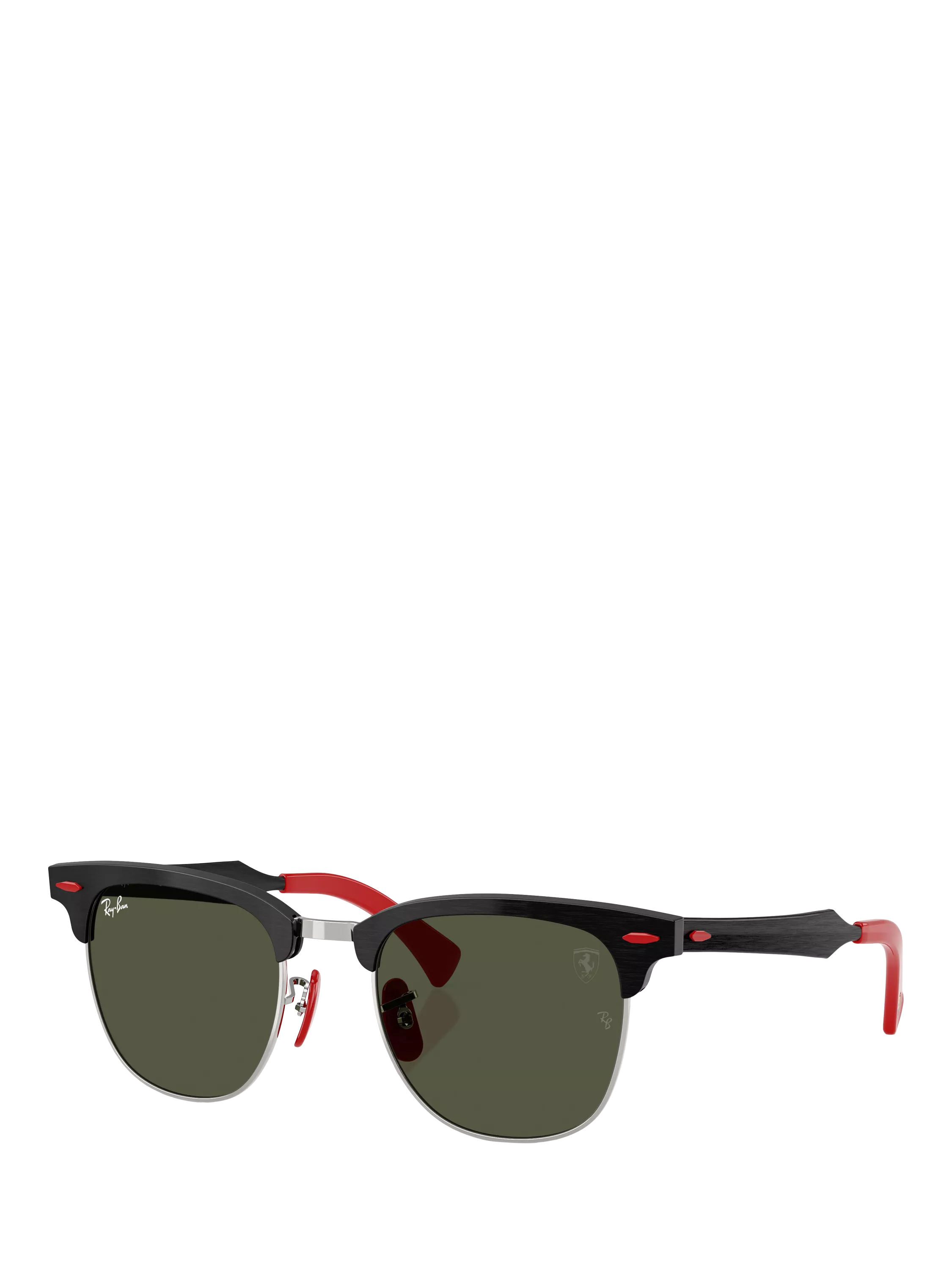 Ray-Ban D-frame sunglasses brushed black green lens imported from the UK