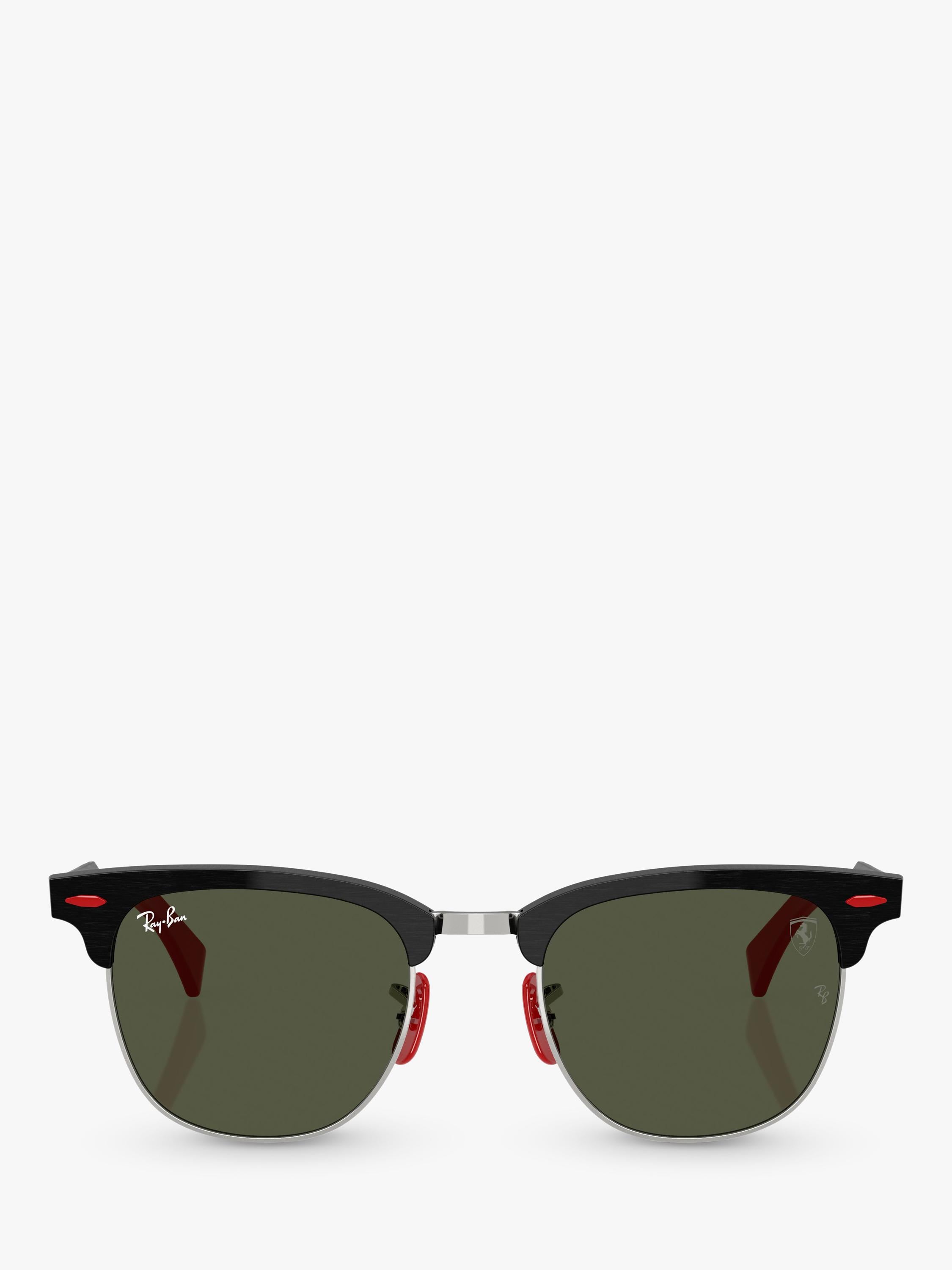 Ray-Ban D-frame sunglasses brushed black green lens imported from the UK