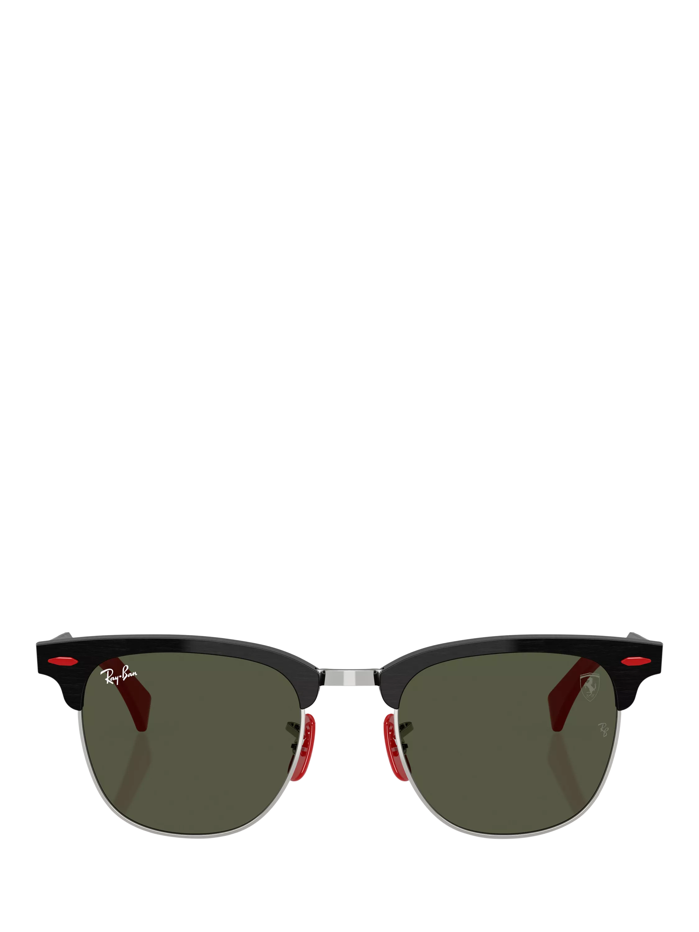 Ray-Ban D-frame sunglasses brushed black green lens imported from the UK