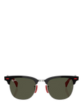 Ray-Ban D-frame sunglasses brushed black green lens imported from the UK