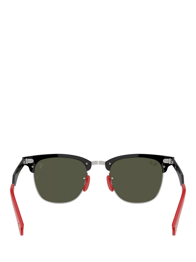 Ray-Ban D-frame sunglasses brushed black green lens imported from the UK