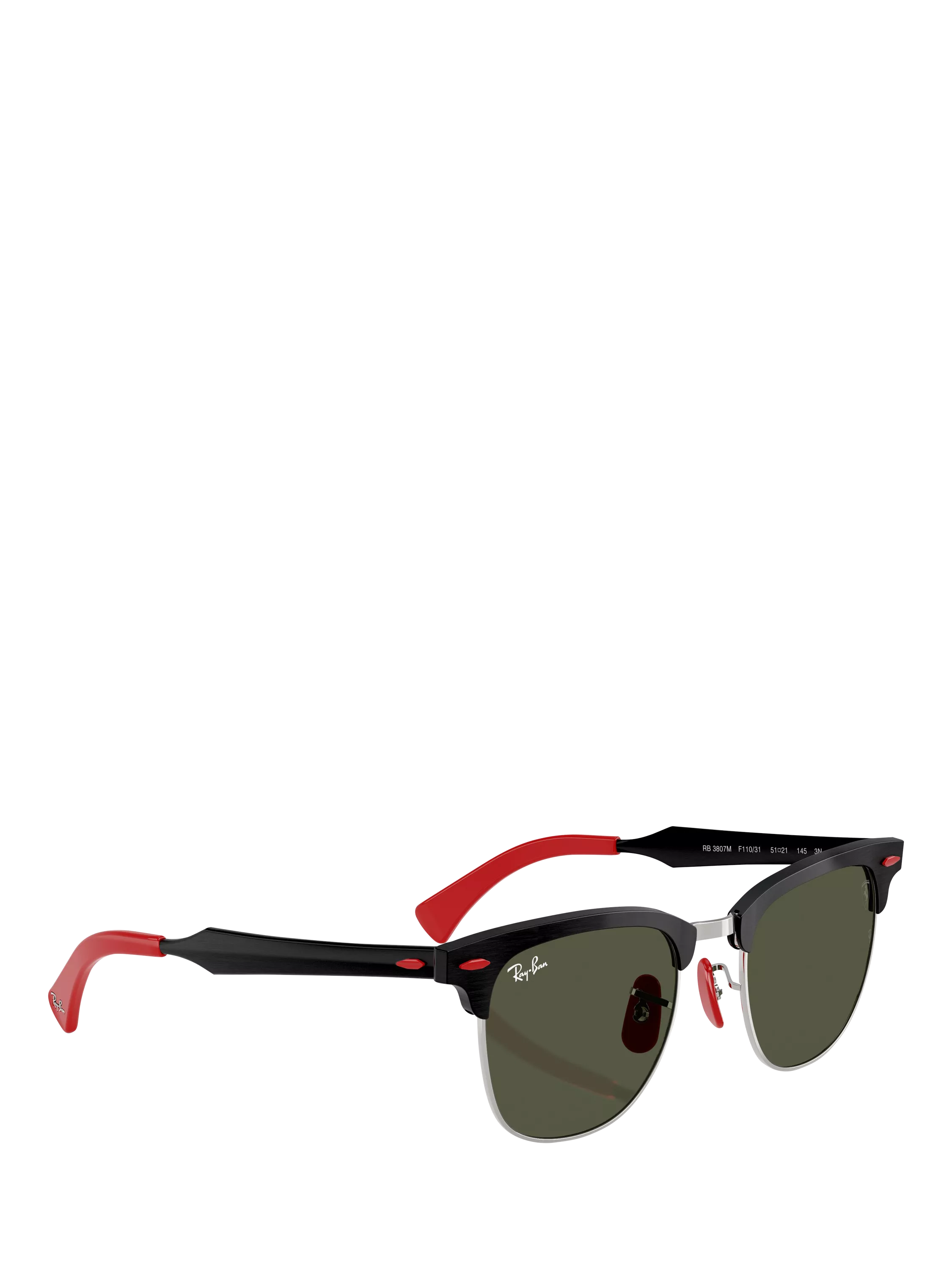 Ray-Ban D-frame sunglasses brushed black green lens imported from the UK