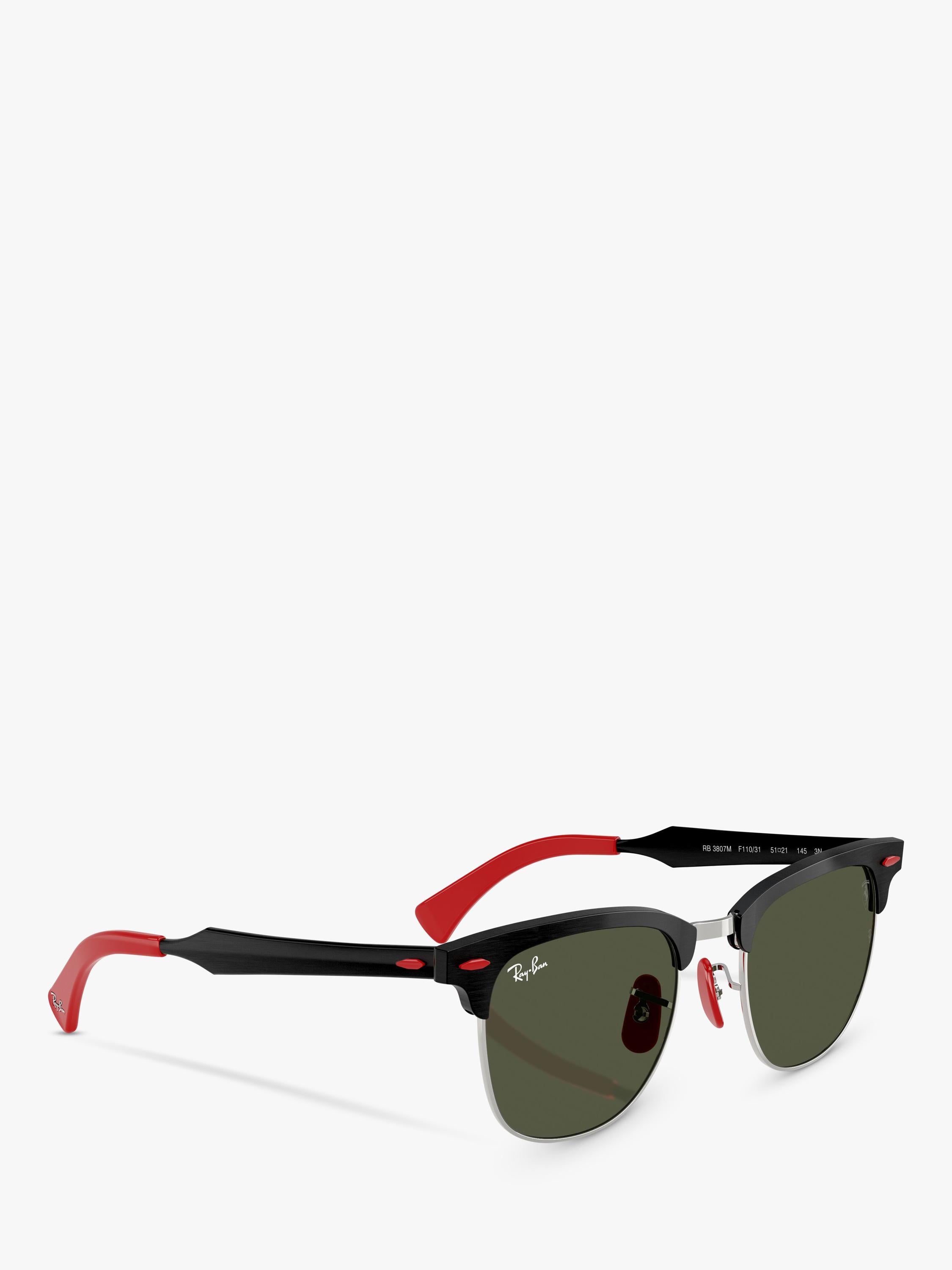 Ray-Ban D-frame sunglasses brushed black green lens imported from the UK
