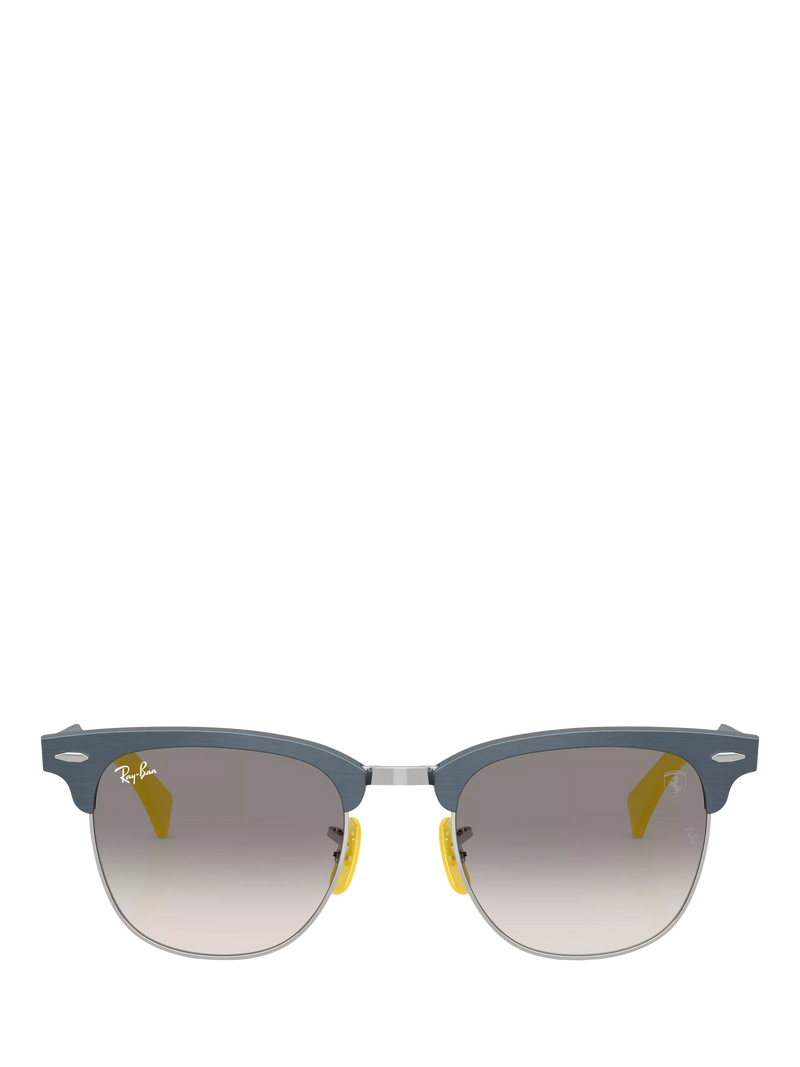 Ray-Ban D-frame sunglasses brushed blue 51mm, UK version
