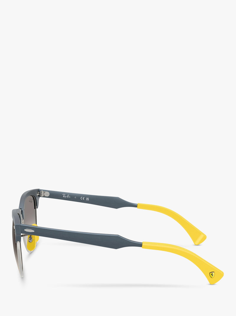 Ray-Ban D-frame sunglasses brushed blue 51mm, UK version