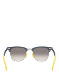 Ray-Ban D-frame sunglasses brushed blue 51mm, UK version