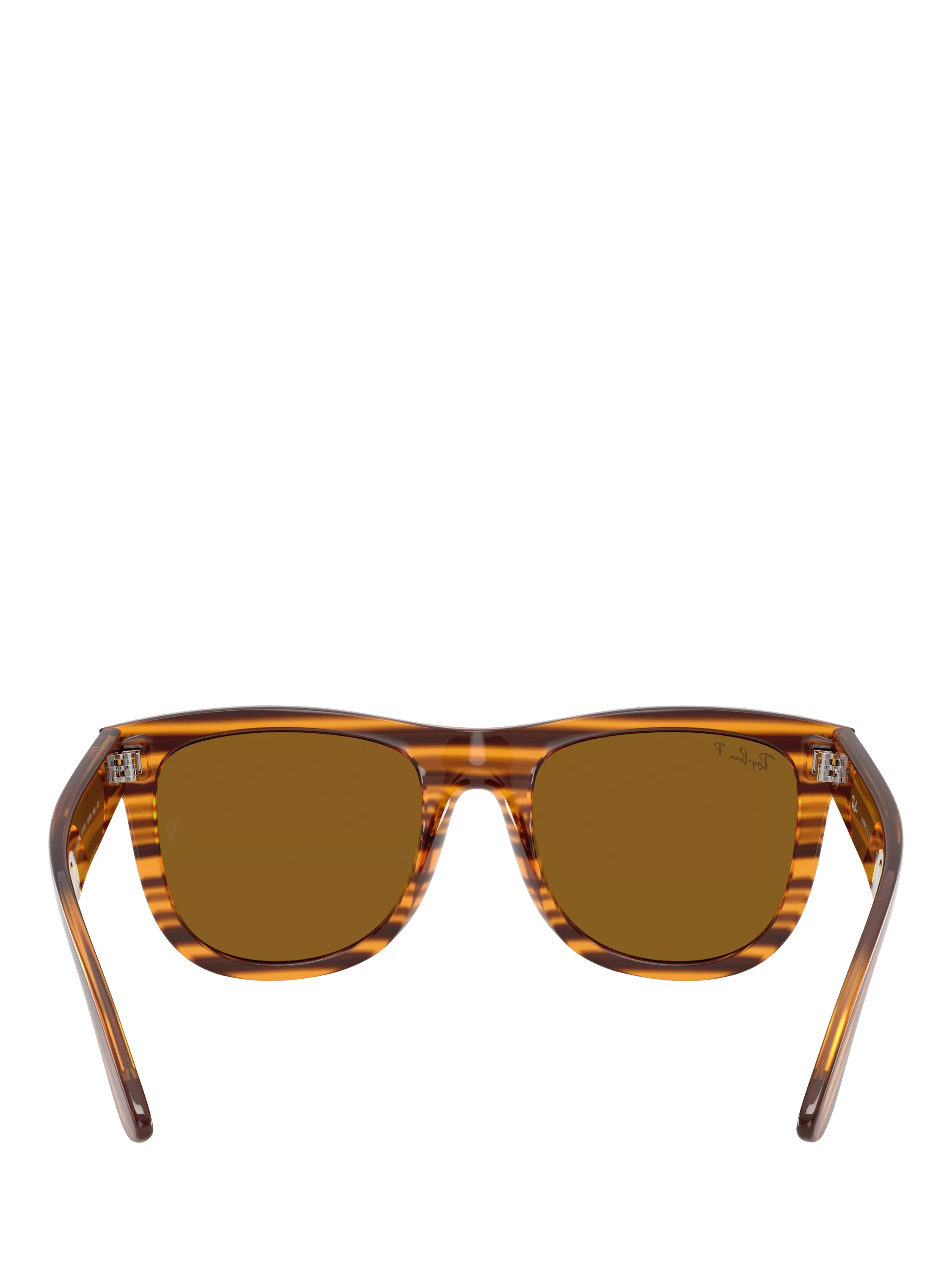 Ray-Ban square polarised sunglasses striped Havana 50mm, imported from the UK