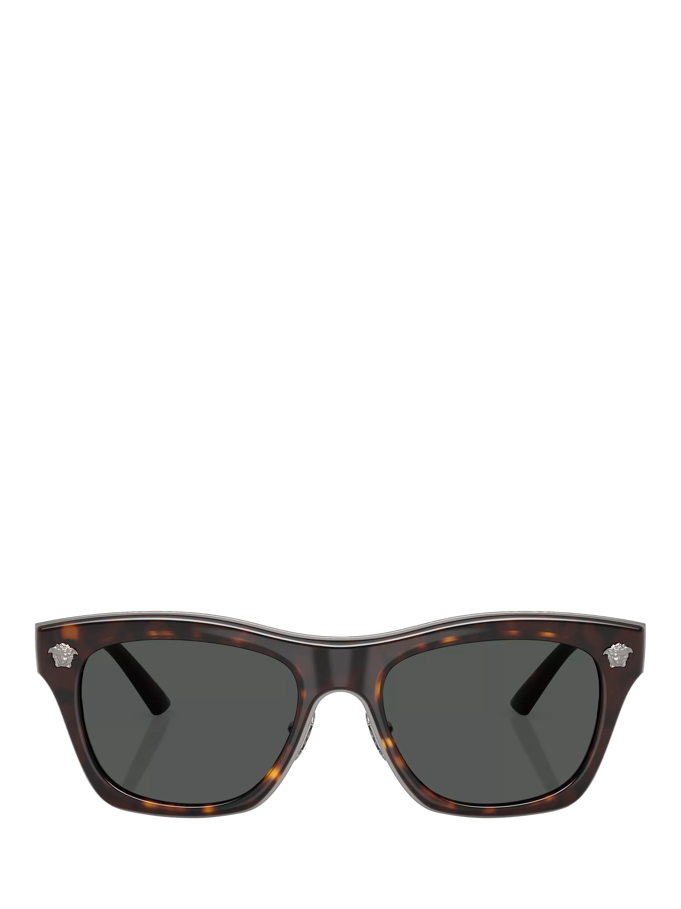 Versace rectangular sunglasses Havana brown polyamide lenses - British product