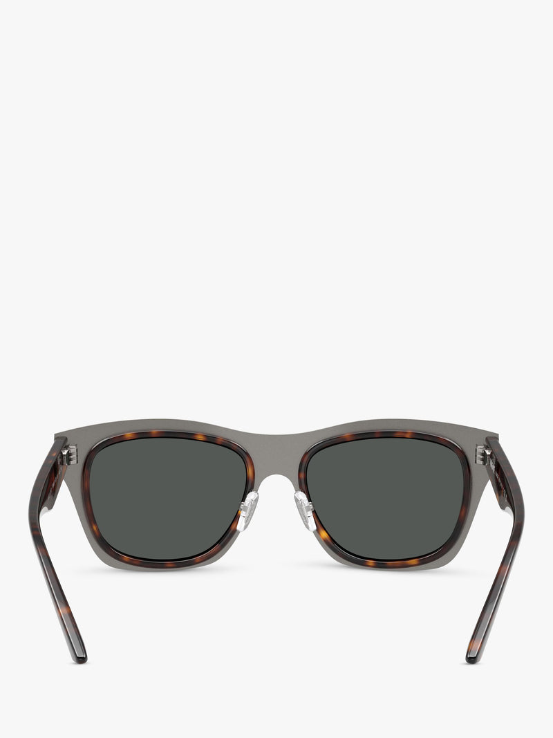 Versace rectangular sunglasses Havana brown polyamide lenses - British product