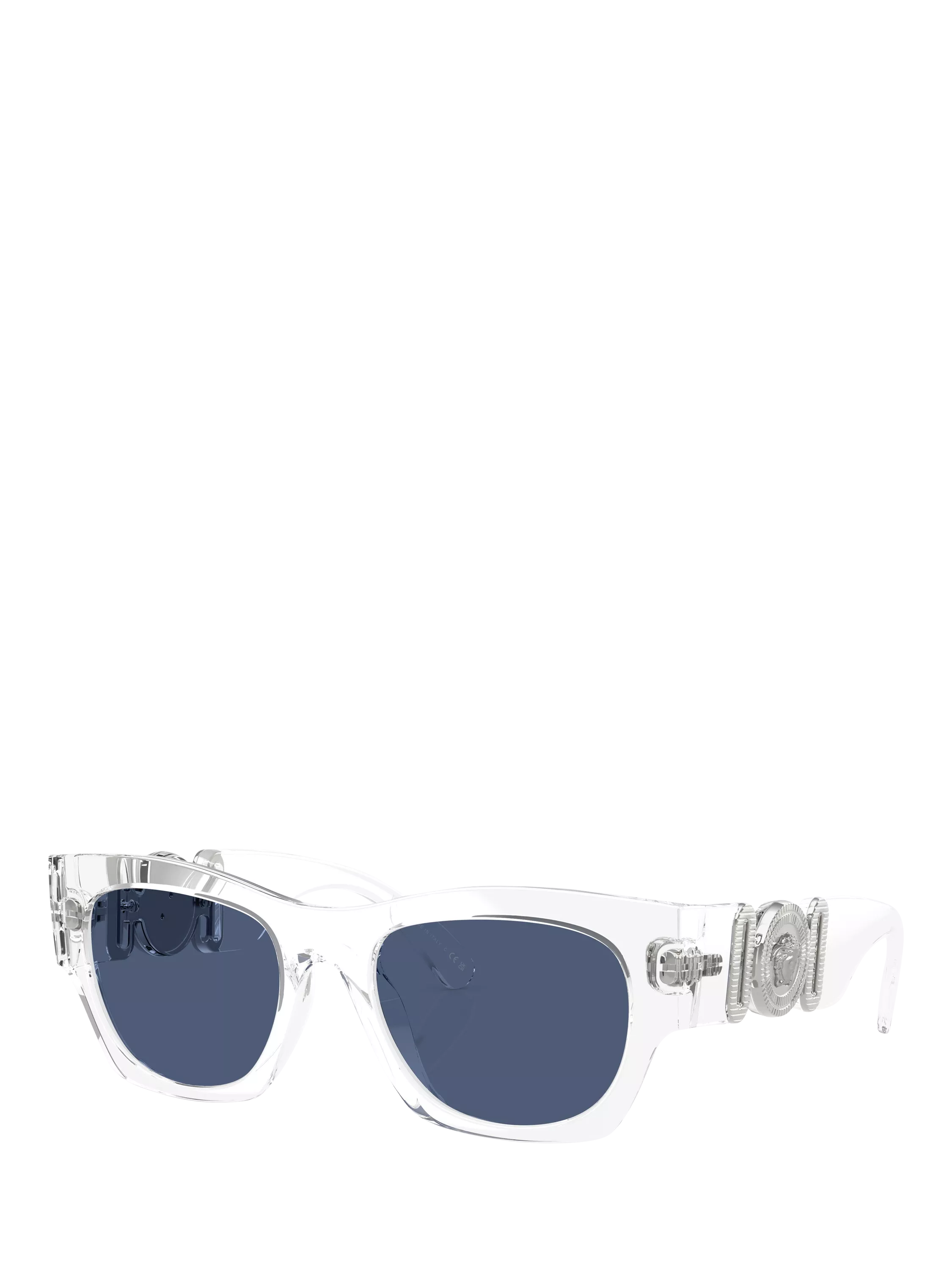 Versace rectangular sunglasses crystal 52mm (British brand)