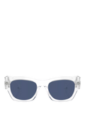 Versace rectangular sunglasses crystal 52mm (British brand)