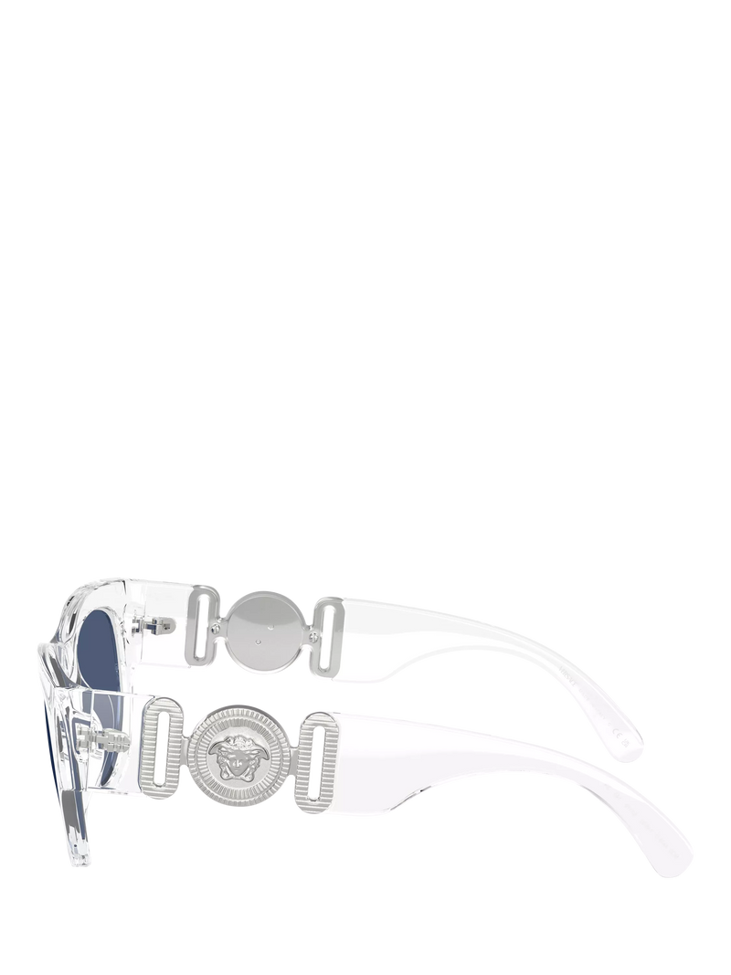 Versace rectangular sunglasses crystal 52mm (British brand)