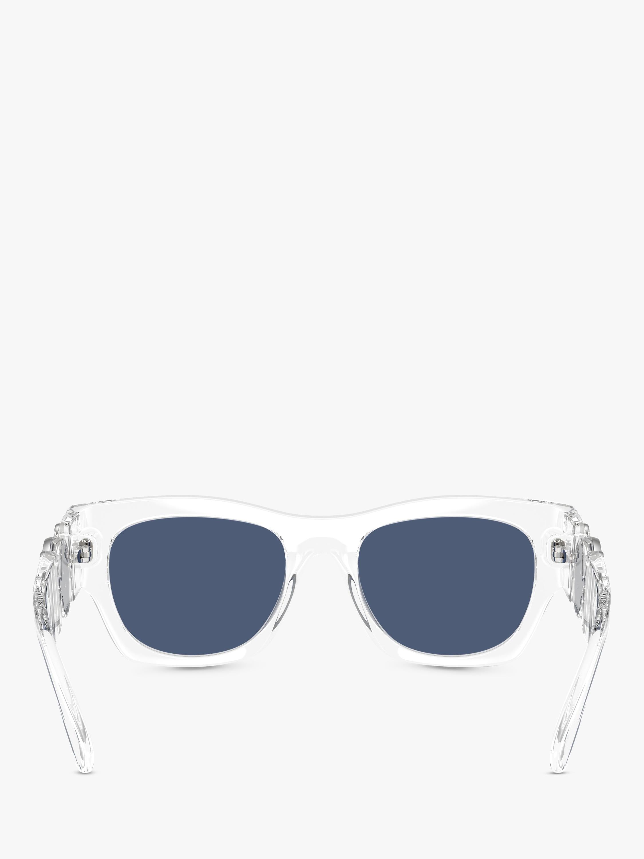 Versace rectangular sunglasses crystal 52mm (British brand)