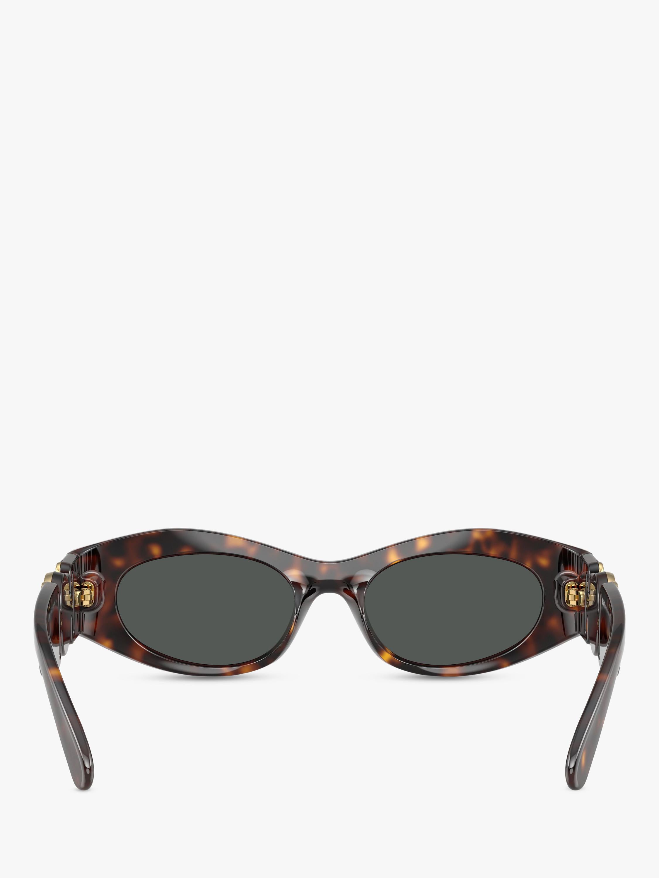 Versace oval sunglasses brown frame 51mm lens width, imported from the UK
